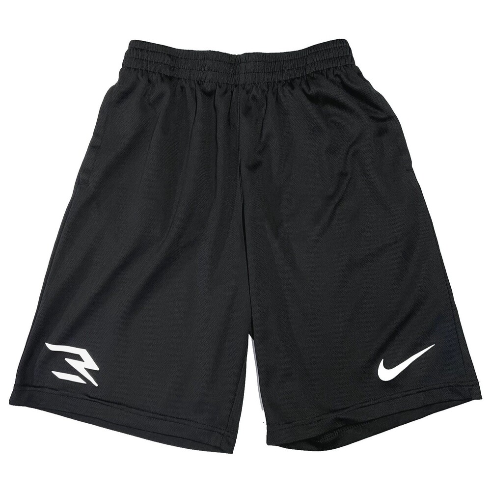 3Brand Nike Boys Logo Performance Shorts Size Large 12-13 Yrs 147-163 cm Black